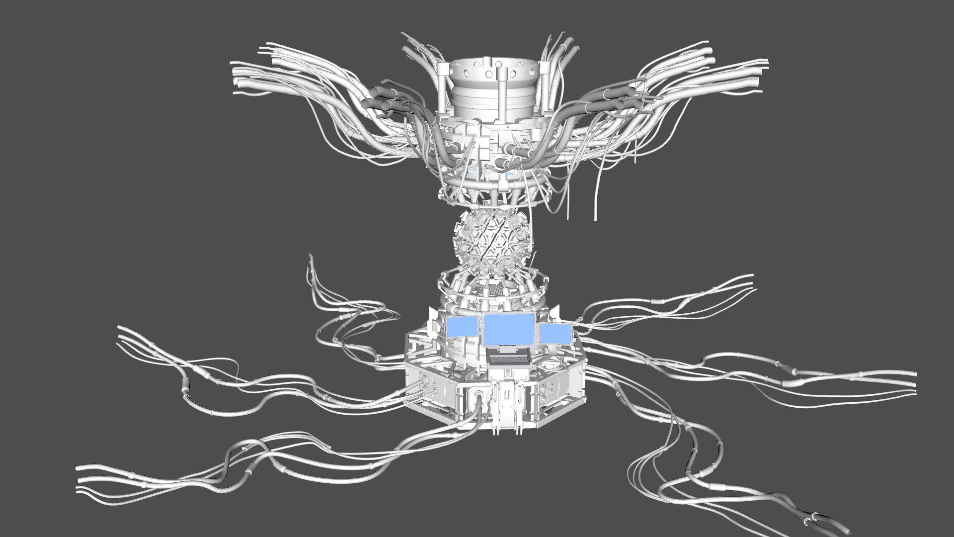 Nuclear Reactor Low-poly 3D model_9