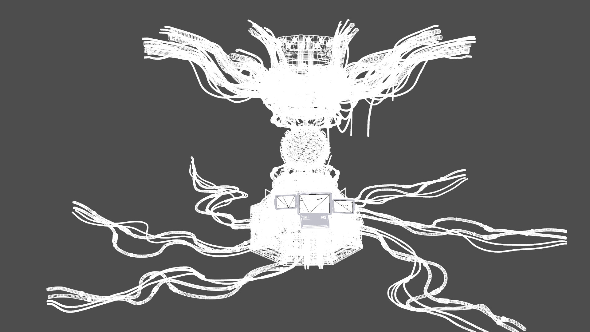 Nuclear Reactor Low-poly 3D model_12