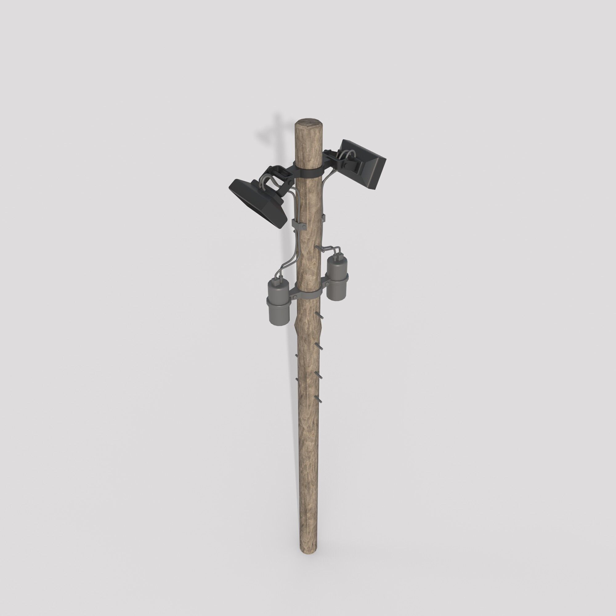 street light lamp 3D model_2