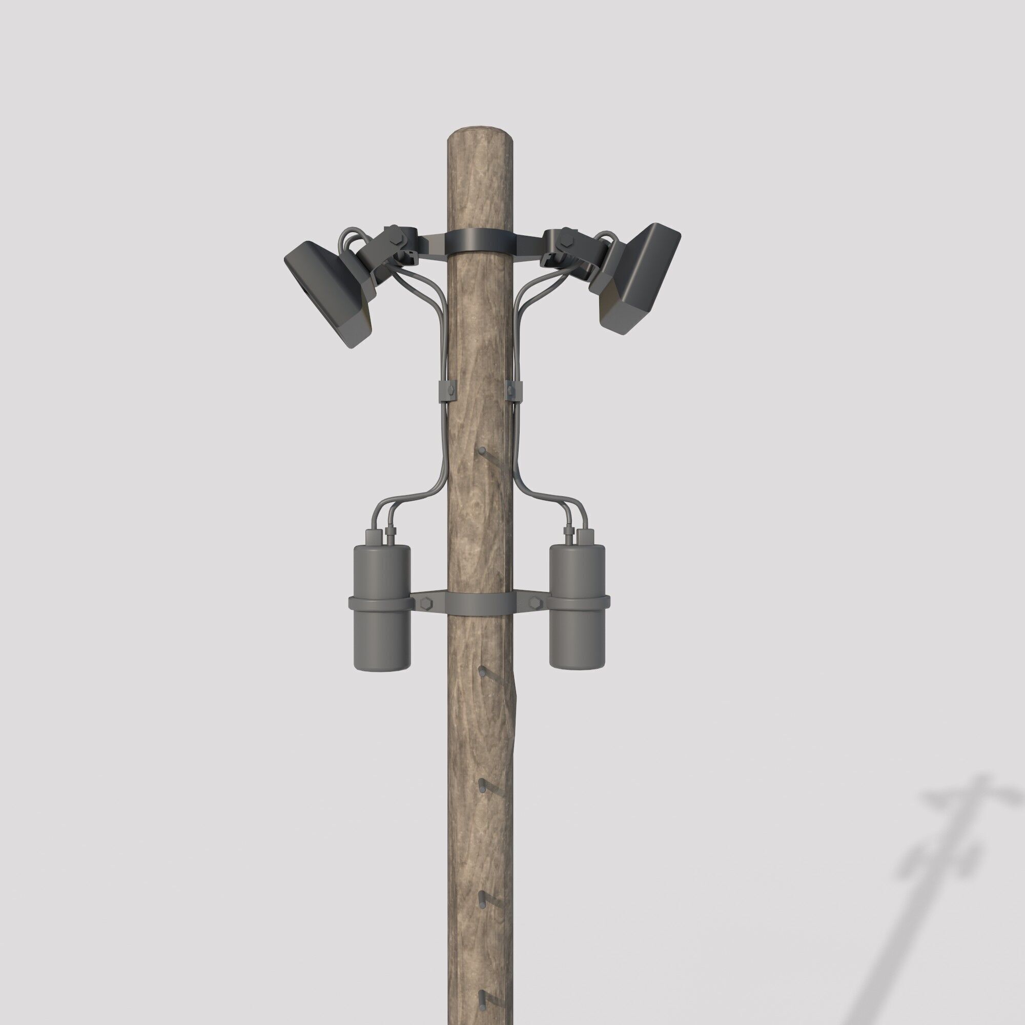 street light lamp 3D model_4