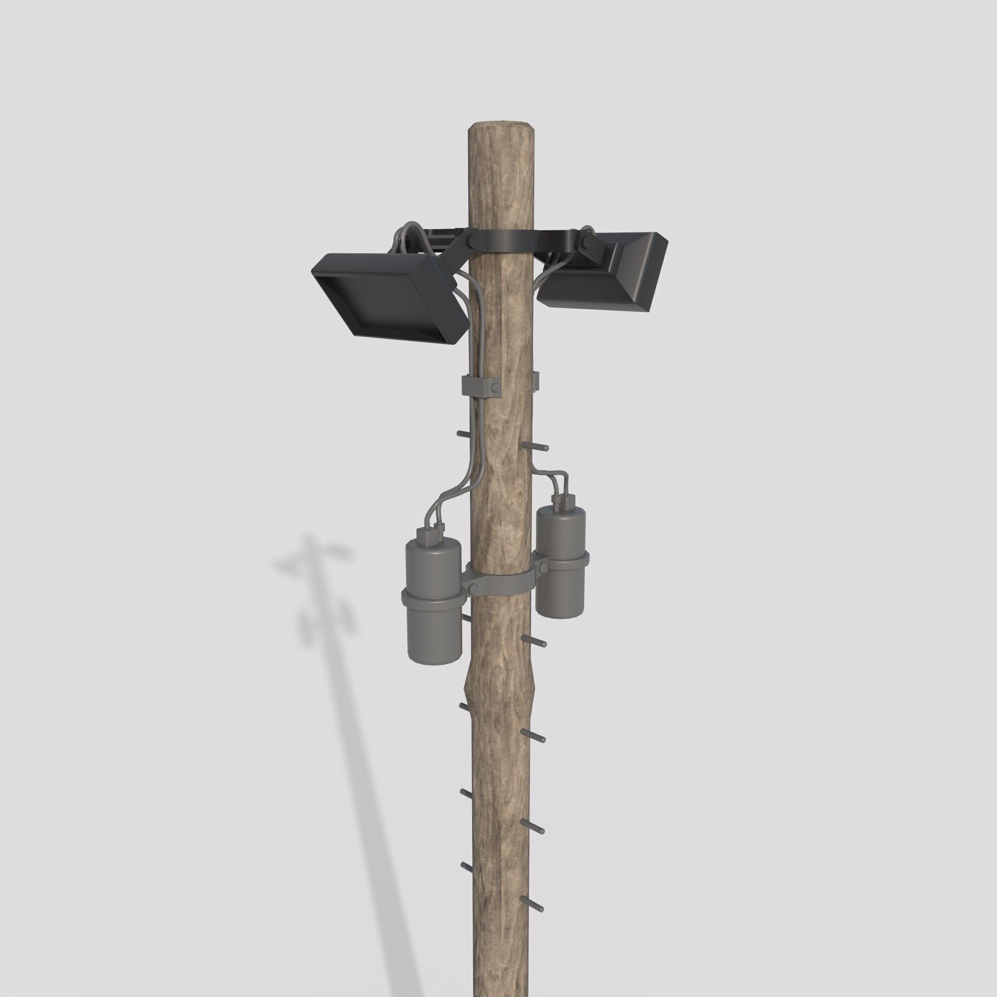 street light lamp 3D model_3