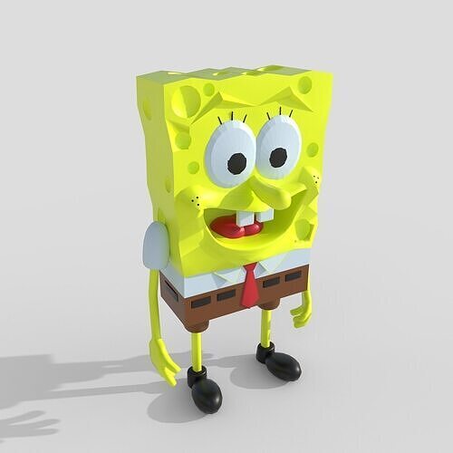 Sungerbob Toy 3D model