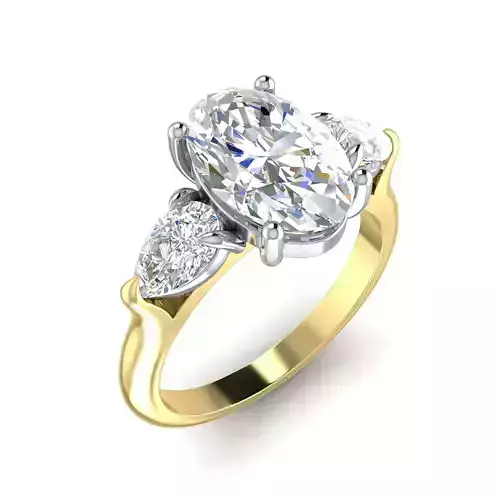 3 Stone Engagement Ring