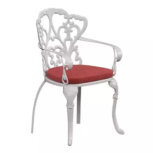 Garden wrought iron chair
