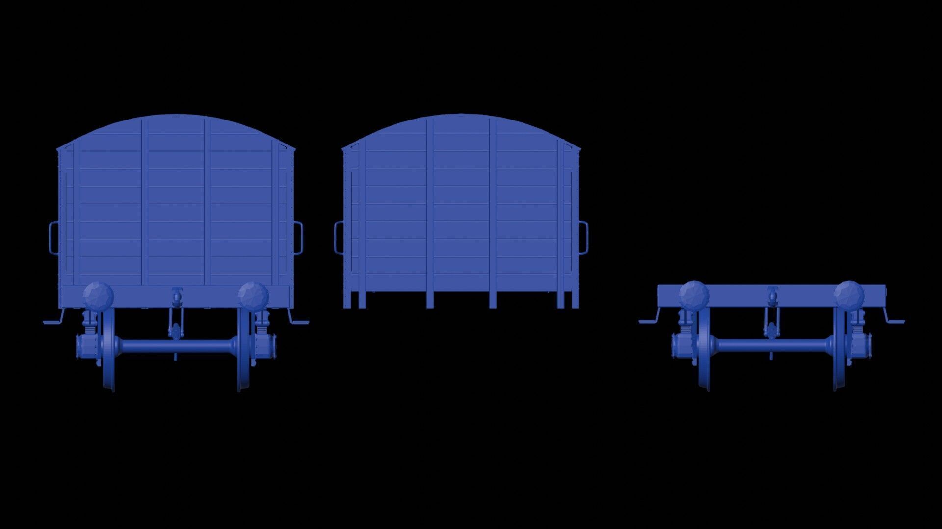 Type GR20 railway wagon - close 3D print model_7