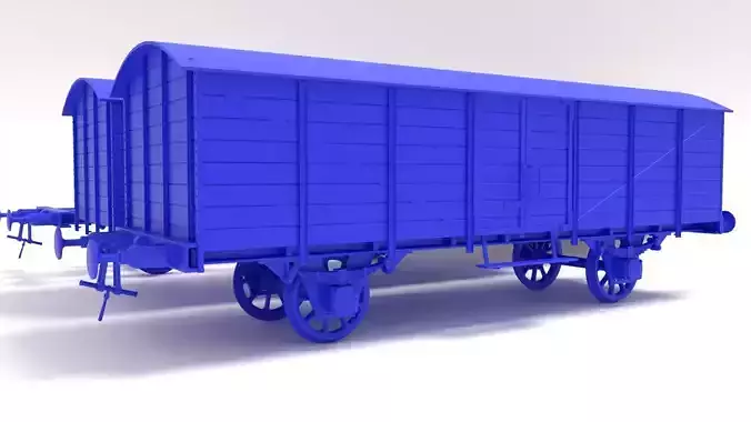 Type GR20 railway wagon - close