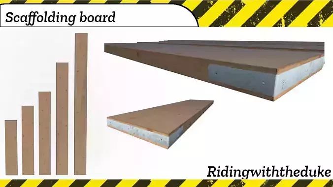 Scaffolding boards pack mixed sizes
