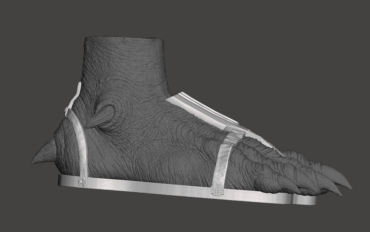 Predator 1987 Jungle Hunter - Reconstructed - Shoes - Sandals   3D print model_2