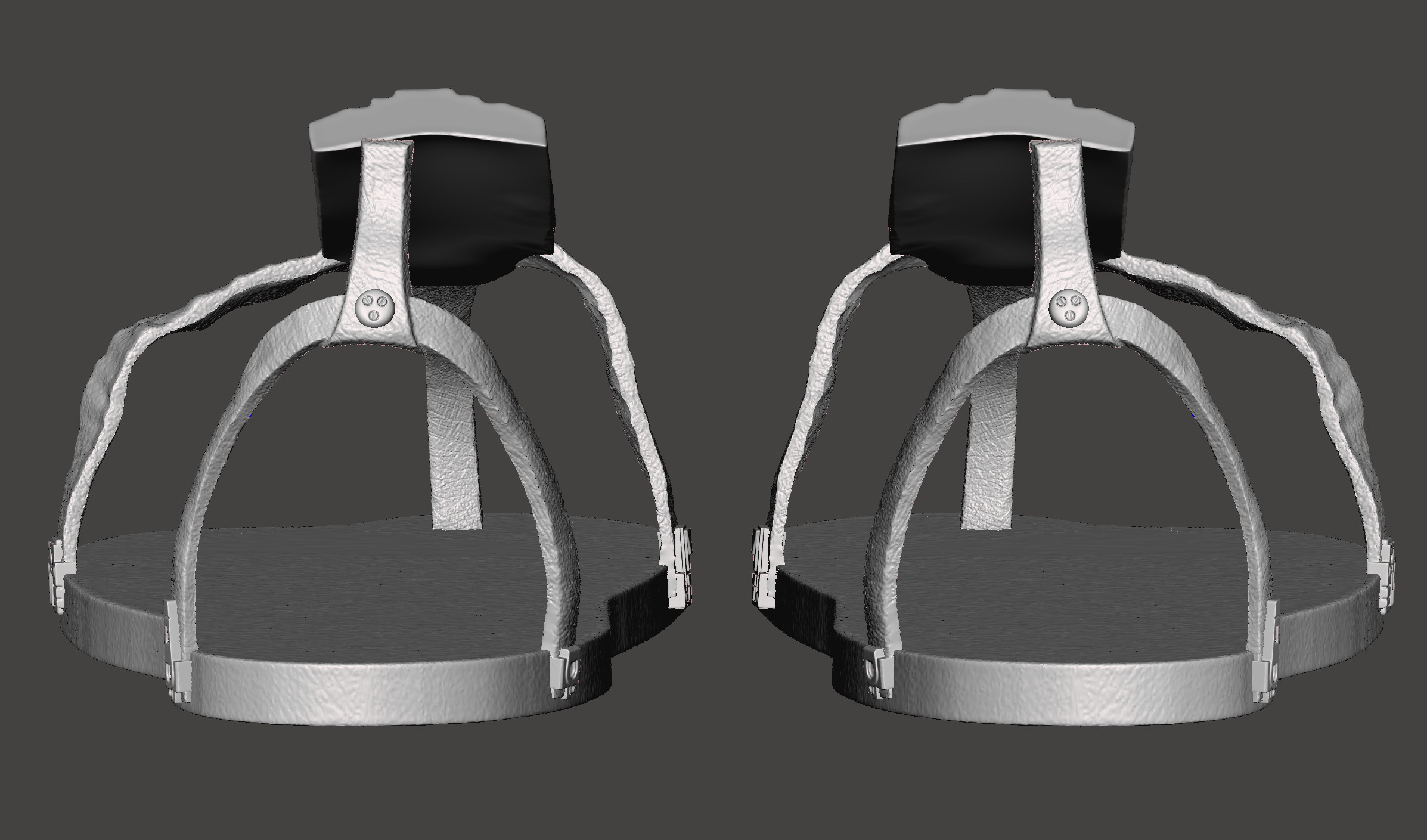 Predator 1987 Jungle Hunter - Reconstructed - Shoes - Sandals   3D print model_5