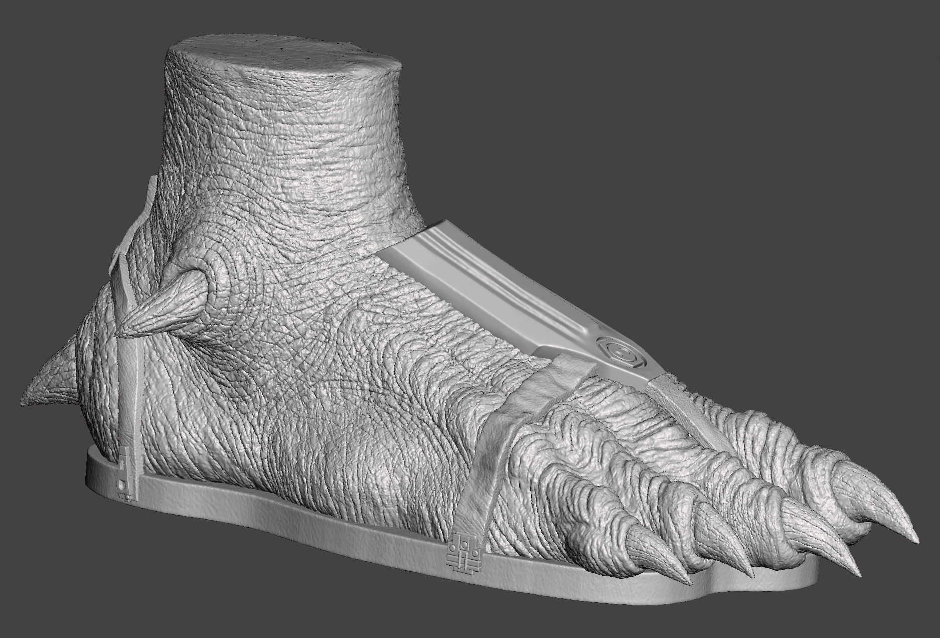 Predator 1987 Jungle Hunter - Reconstructed - Shoes - Sandals   3D print model_26