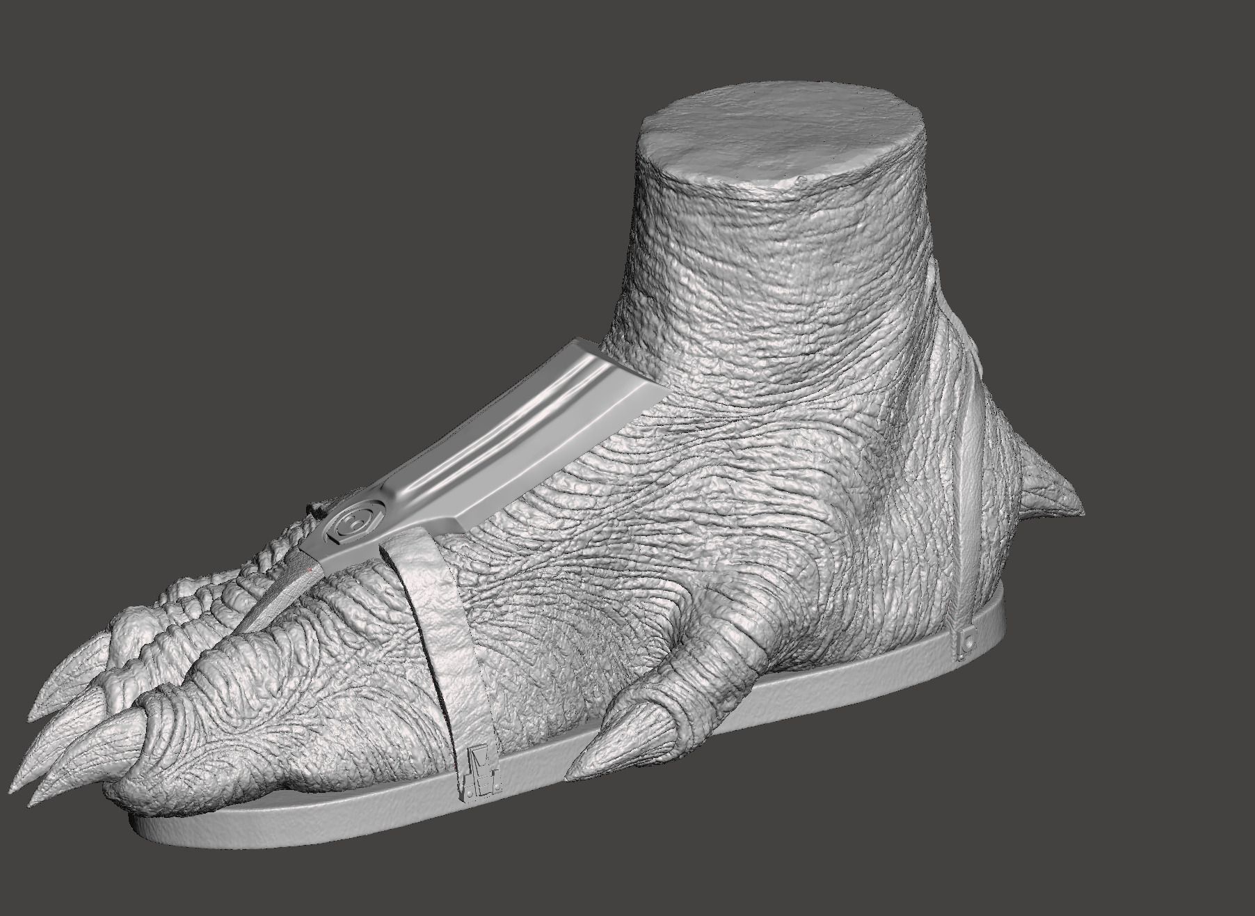 Predator 1987 Jungle Hunter - Reconstructed - Shoes - Sandals   3D print model_27