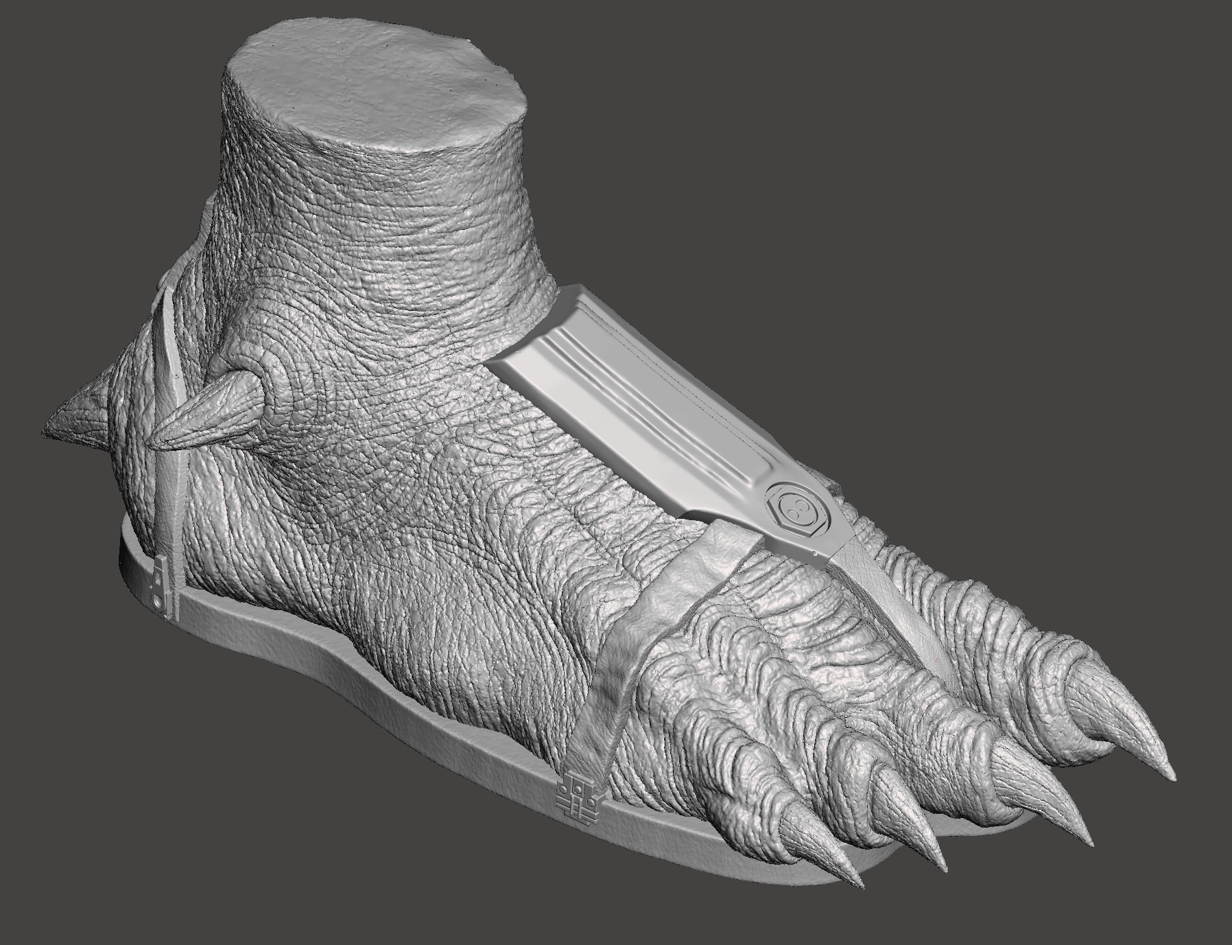 Predator 1987 Jungle Hunter - Reconstructed - Shoes - Sandals   3D print model_28