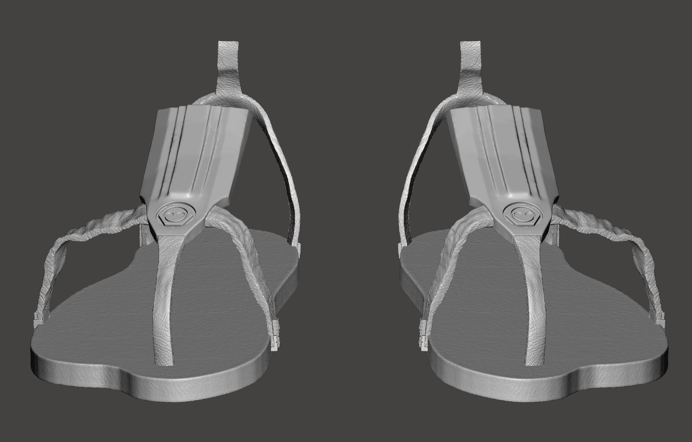 Predator 1987 Jungle Hunter - Reconstructed - Shoes - Sandals   3D print model_4