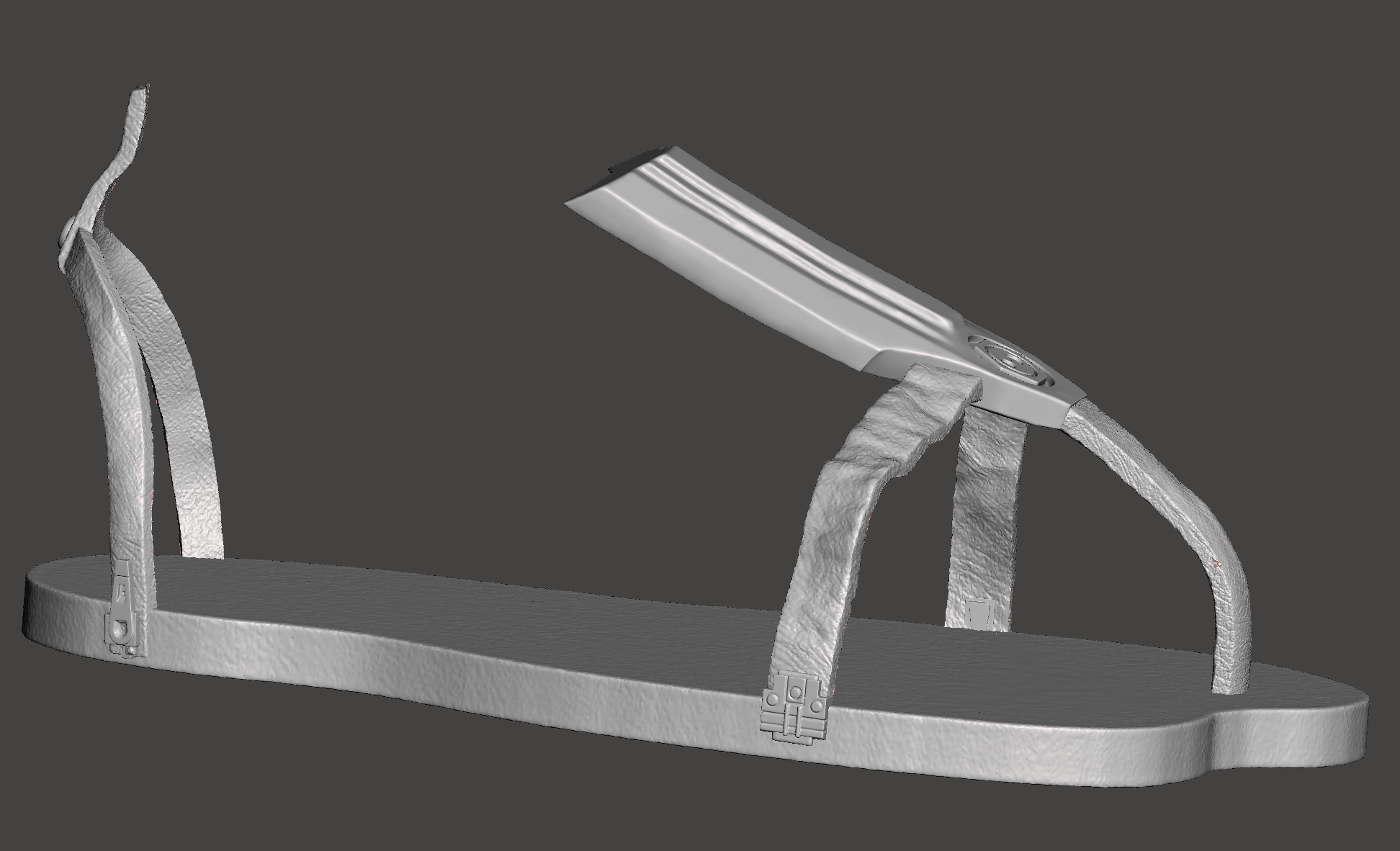 Predator 1987 Jungle Hunter - Reconstructed - Shoes - Sandals   3D print model_6