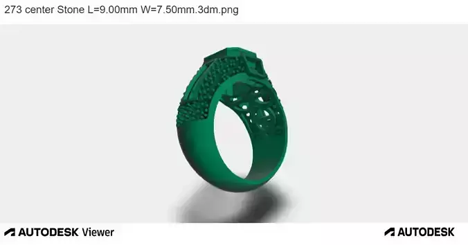 Emerald Crest Ring