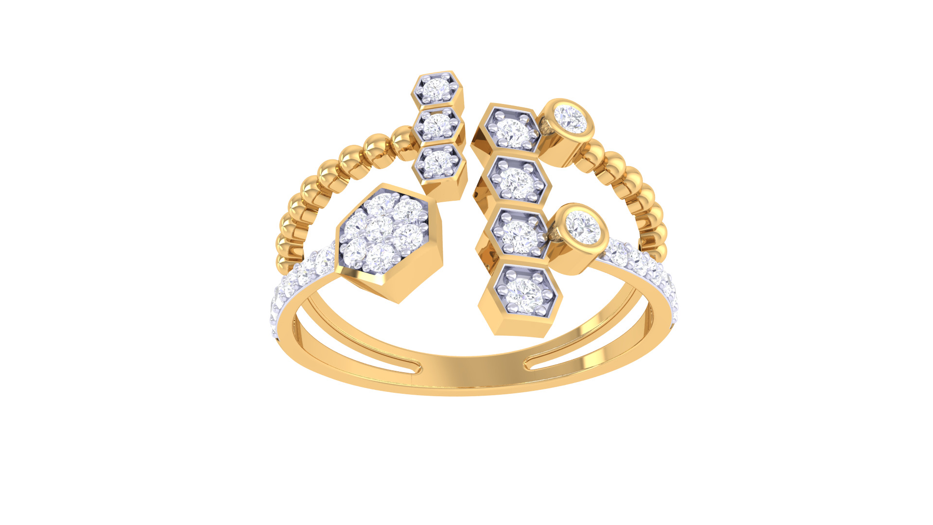 Women Ring MTL 3dm STL OBJ FBX Details 3D print model_3