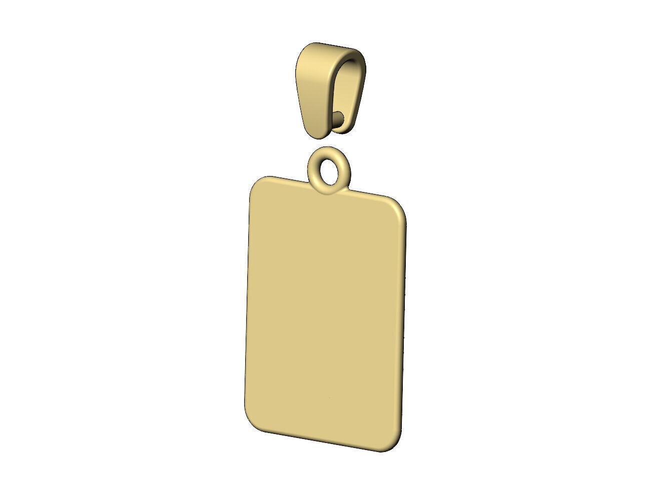 H letter initial NBA font faceted sunrays pendant charm 3D print model_9