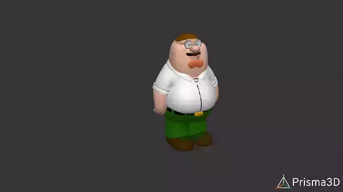 Family guy characters collection pack 3d model download 