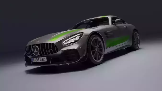 Mercedes-Benz AMG GT R Low-poly 3D model