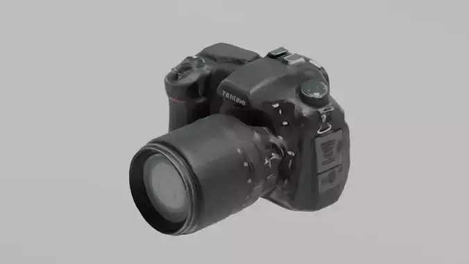 Professional DSLR Camera - High-Quality 3D Model