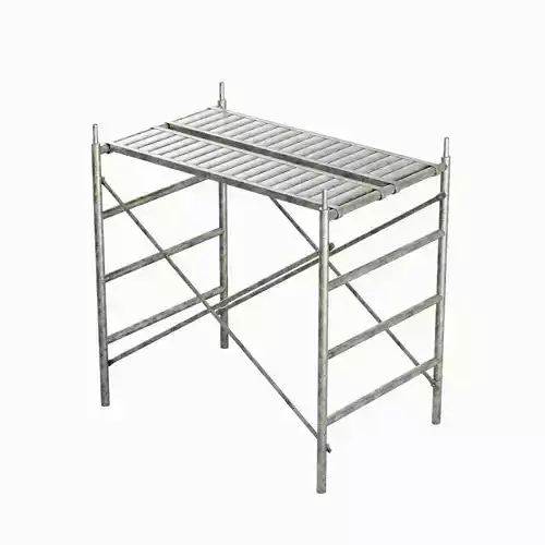 Metal Scaffolding Construction 05 Low-poly 3D model