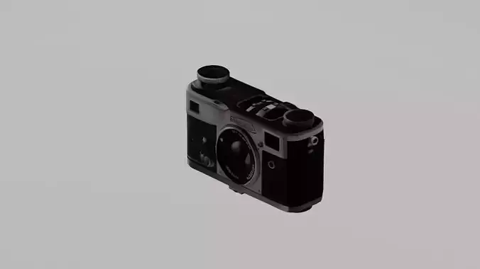 High-Quality Photocamera 3D Model 