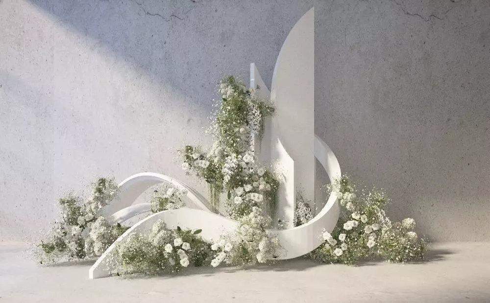 Floristry Fine art display 3D model_0