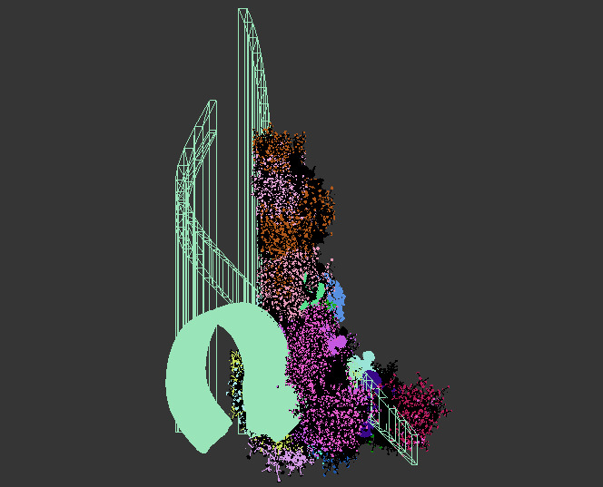 Floristry Fine art display 3D model_9