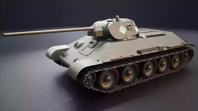 T-34 - WW2 Soviet Medium Tank 3D model