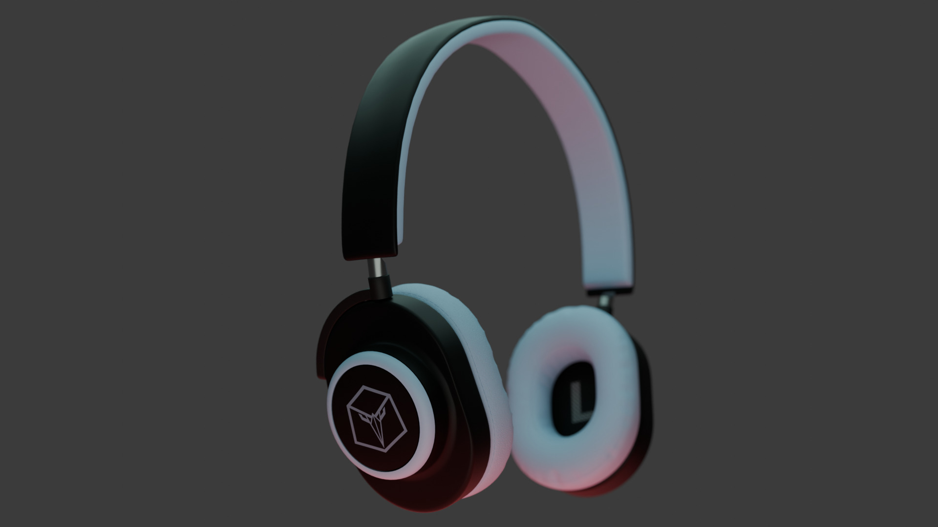  headphones 3D model_2