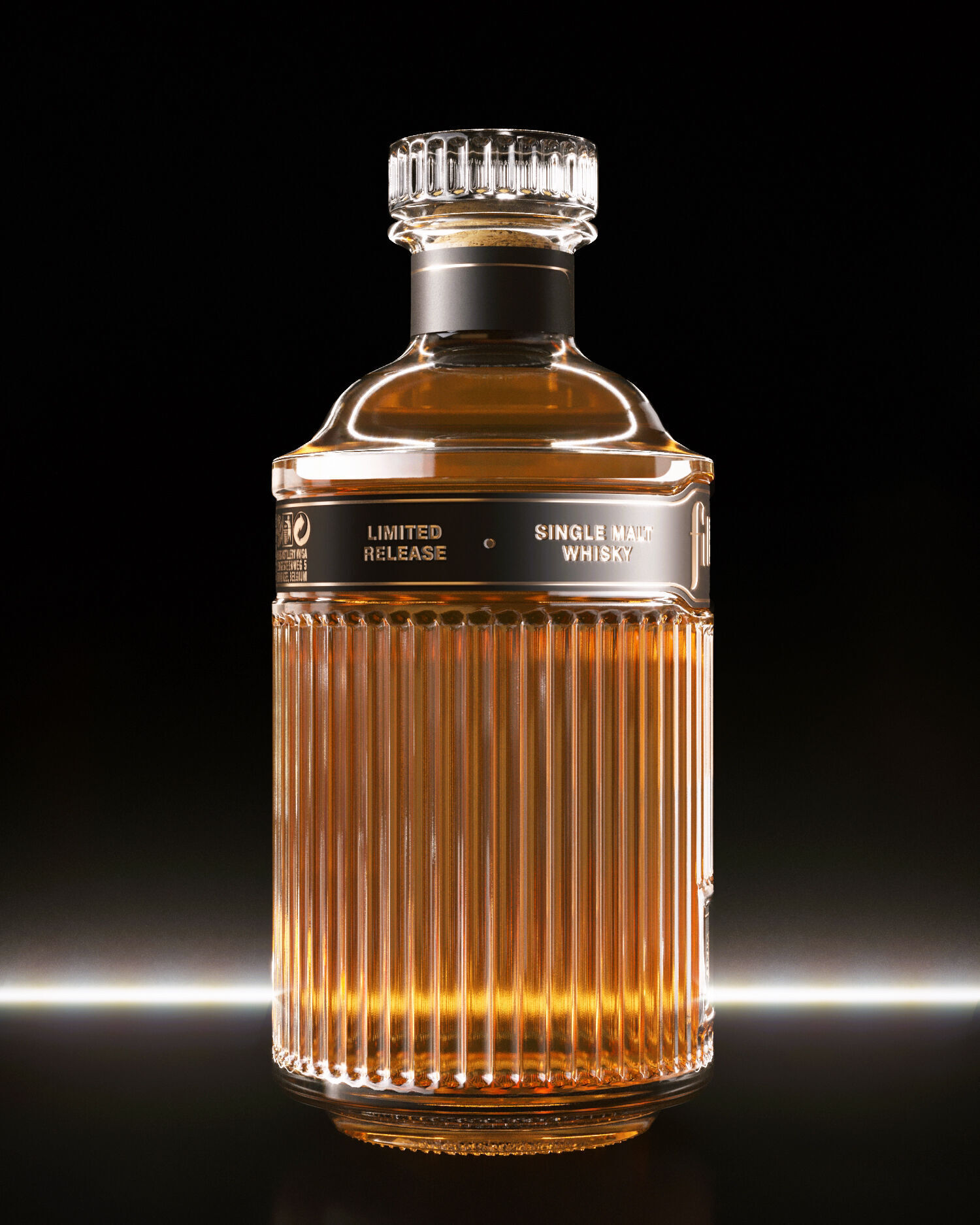 Filliers Bottle Alcohol Whiskey 3D model_4