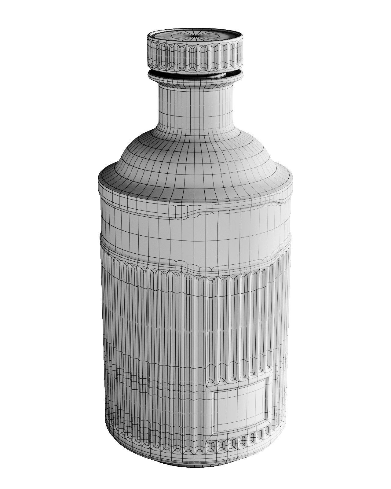 Filliers Bottle Alcohol Whiskey 3D model_6