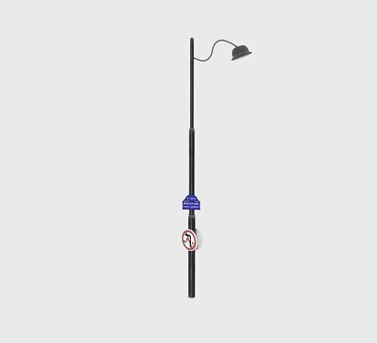  Paris Streetlight  3D model