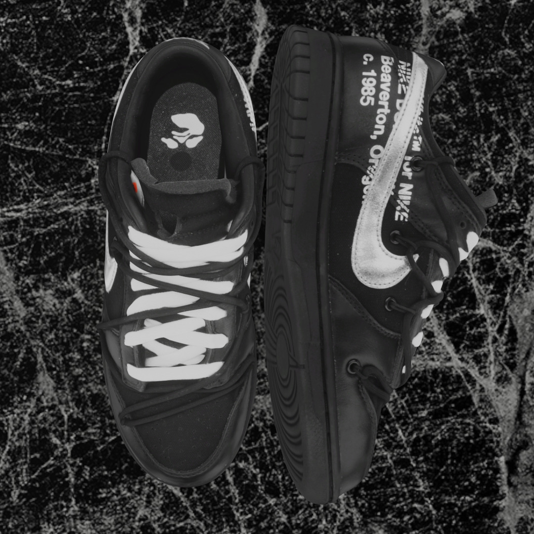 OFF WHITE X NIKE DUNK LOW THE 50 Low-poly 3D model_2