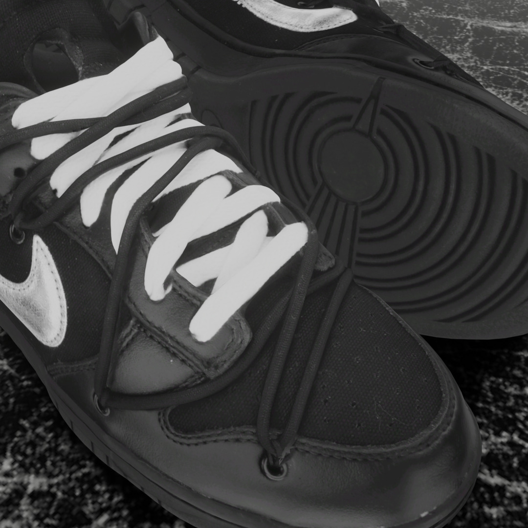 OFF WHITE X NIKE DUNK LOW THE 50 Low-poly 3D model_11