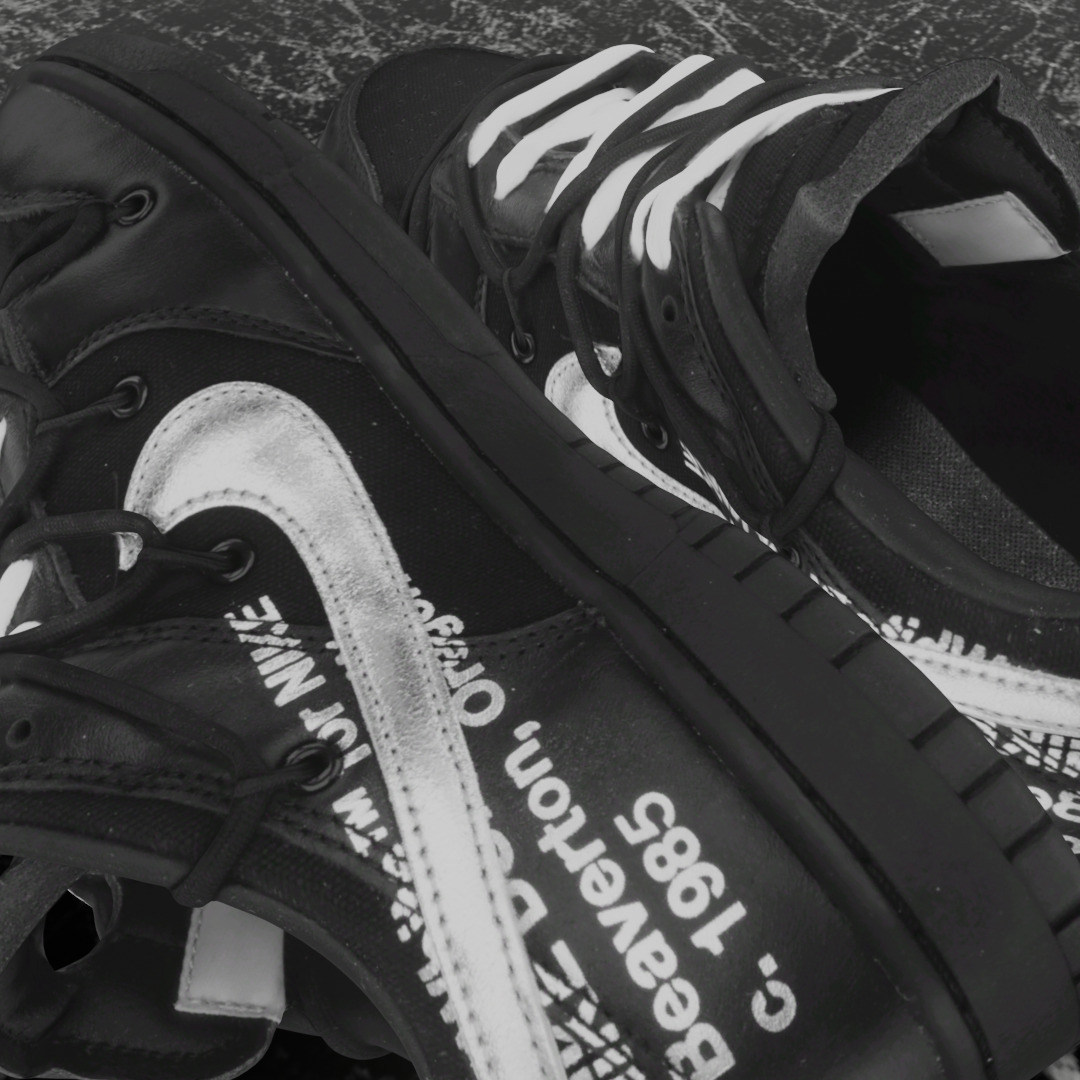 OFF WHITE X NIKE DUNK LOW THE 50 Low-poly 3D model_8