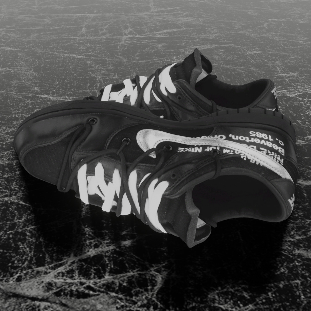 OFF WHITE X NIKE DUNK LOW THE 50 Low-poly 3D model_7