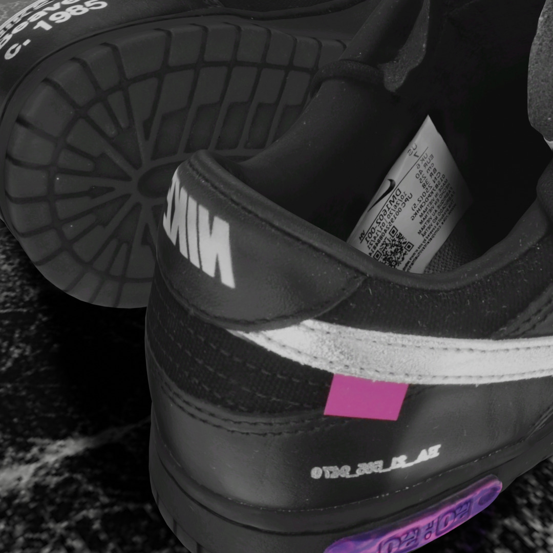 OFF WHITE X NIKE DUNK LOW THE 50 Low-poly 3D model_9
