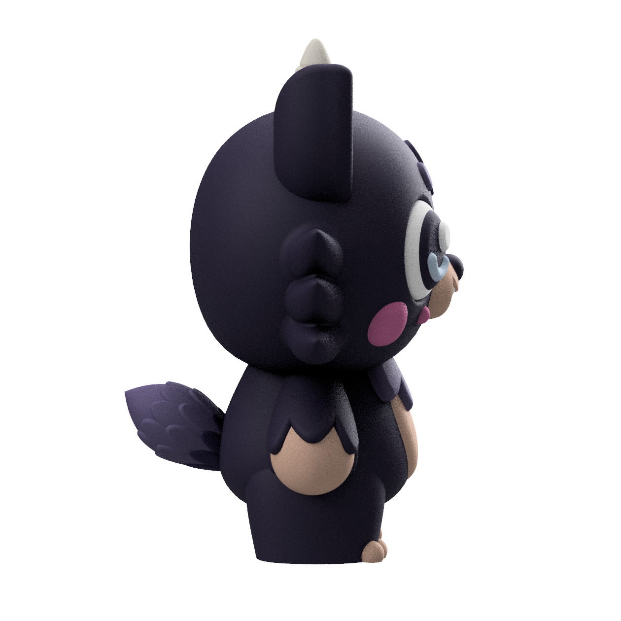 Cute Cryptid Littlest Ozark Howler 3D Printable Monster Figure 3D print model_3