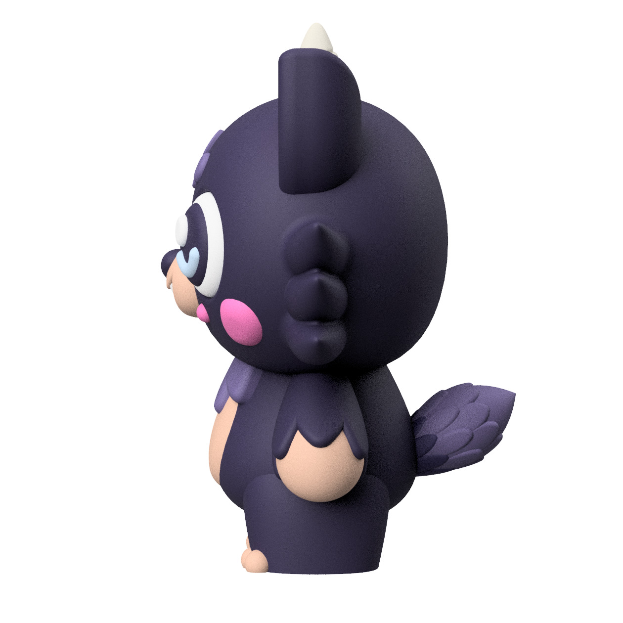 Cute Cryptid Littlest Ozark Howler 3D Printable Monster Figure 3D print model_2