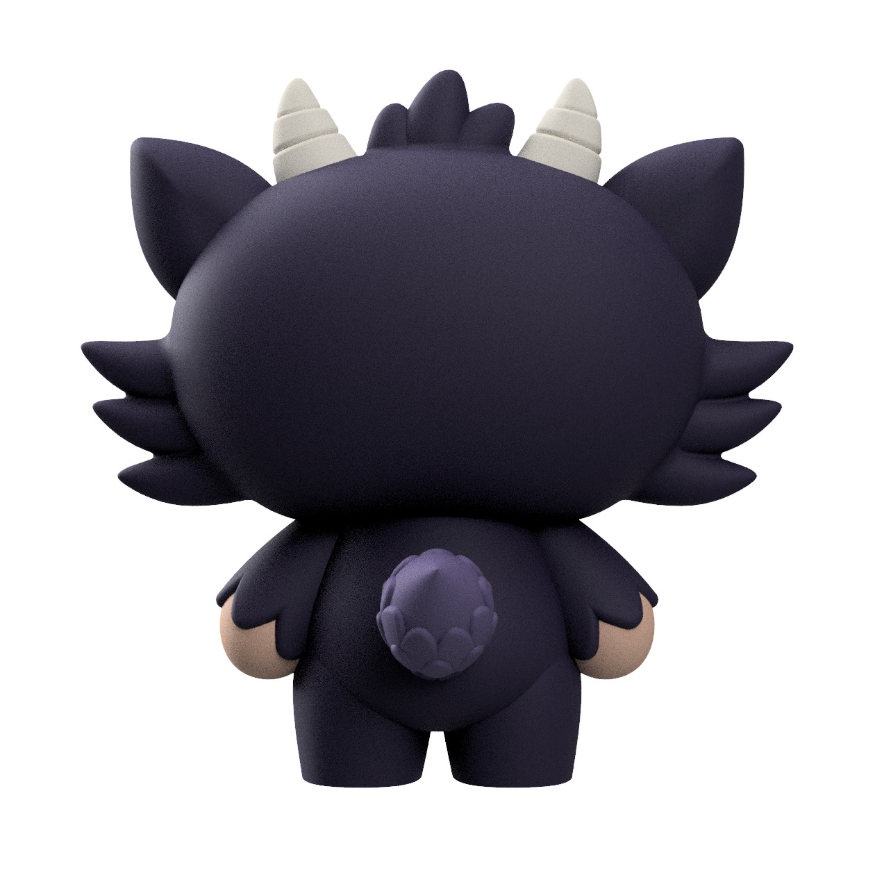 Cute Cryptid Littlest Ozark Howler 3D Printable Monster Figure 3D print model_4