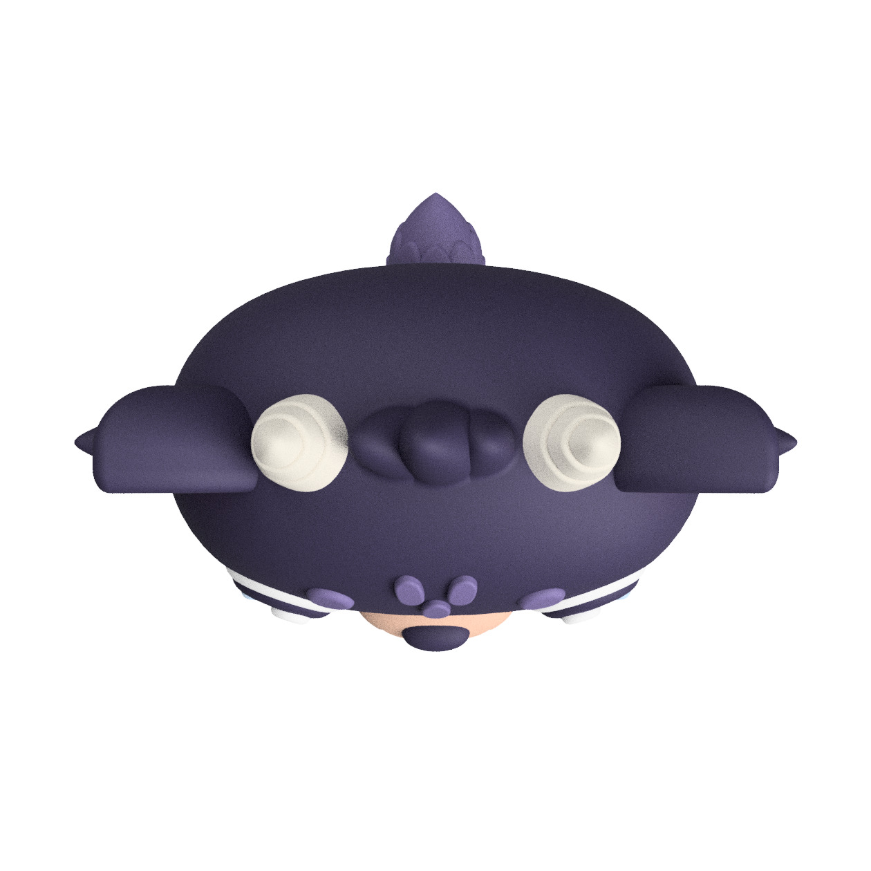 Cute Cryptid Littlest Ozark Howler 3D Printable Monster Figure 3D print model_6