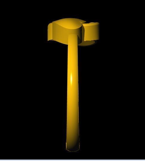 Heart Ring plain 3dm file 3D print model_4