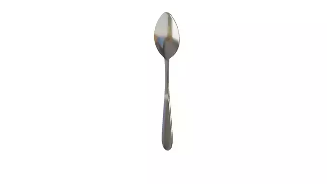 Spoon Low-poly 3D model