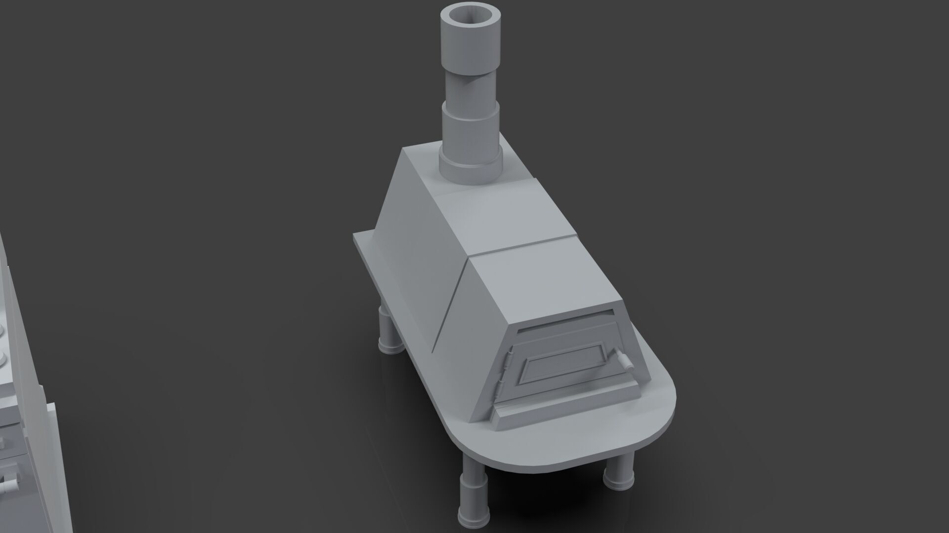 Low Poly 30 Gas Stoves Pack - Game Ready - Untextured Low-poly 3D model_46