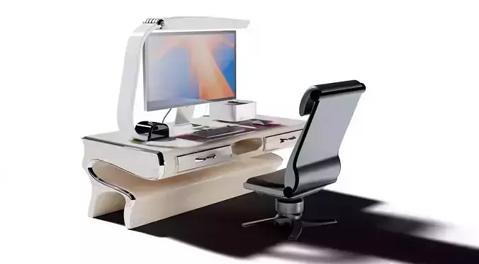 Mac Setup Switch Mac Studio-Display-Computer Chair and Table