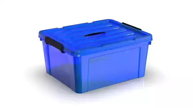 Cetomo Plastic Storage Bin Box 3D model