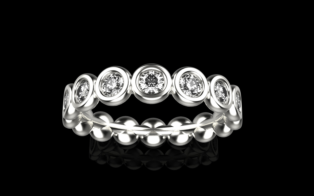 Bezel ring model 781 3D print model_14