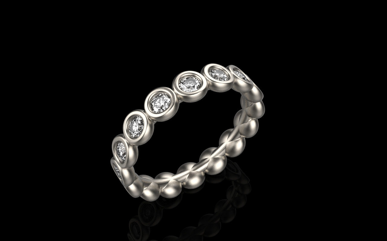 Bezel ring model 781 3D print model_17