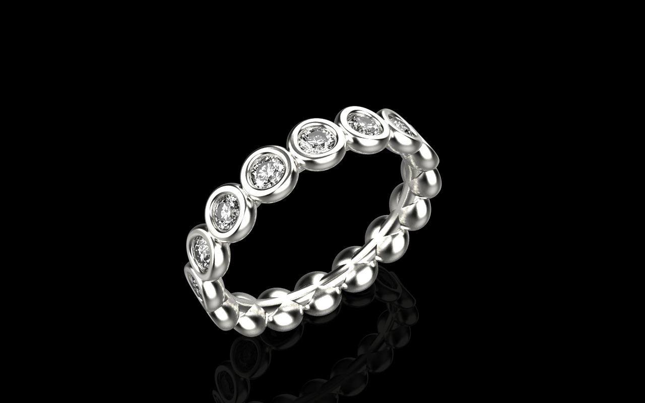 Bezel ring model 781 3D print model_20